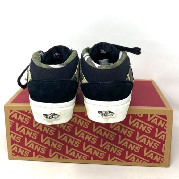 VANS Half Cab 33 DX Shoes Mid Black Camo Suede Skate Sneakers Women VN0A5KX6Y28 - Picture 9 of 11